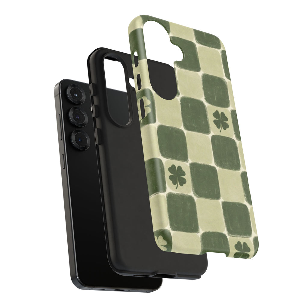 Clover Checker Tough Phone Case