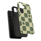 Clover Checker Tough Phone Case