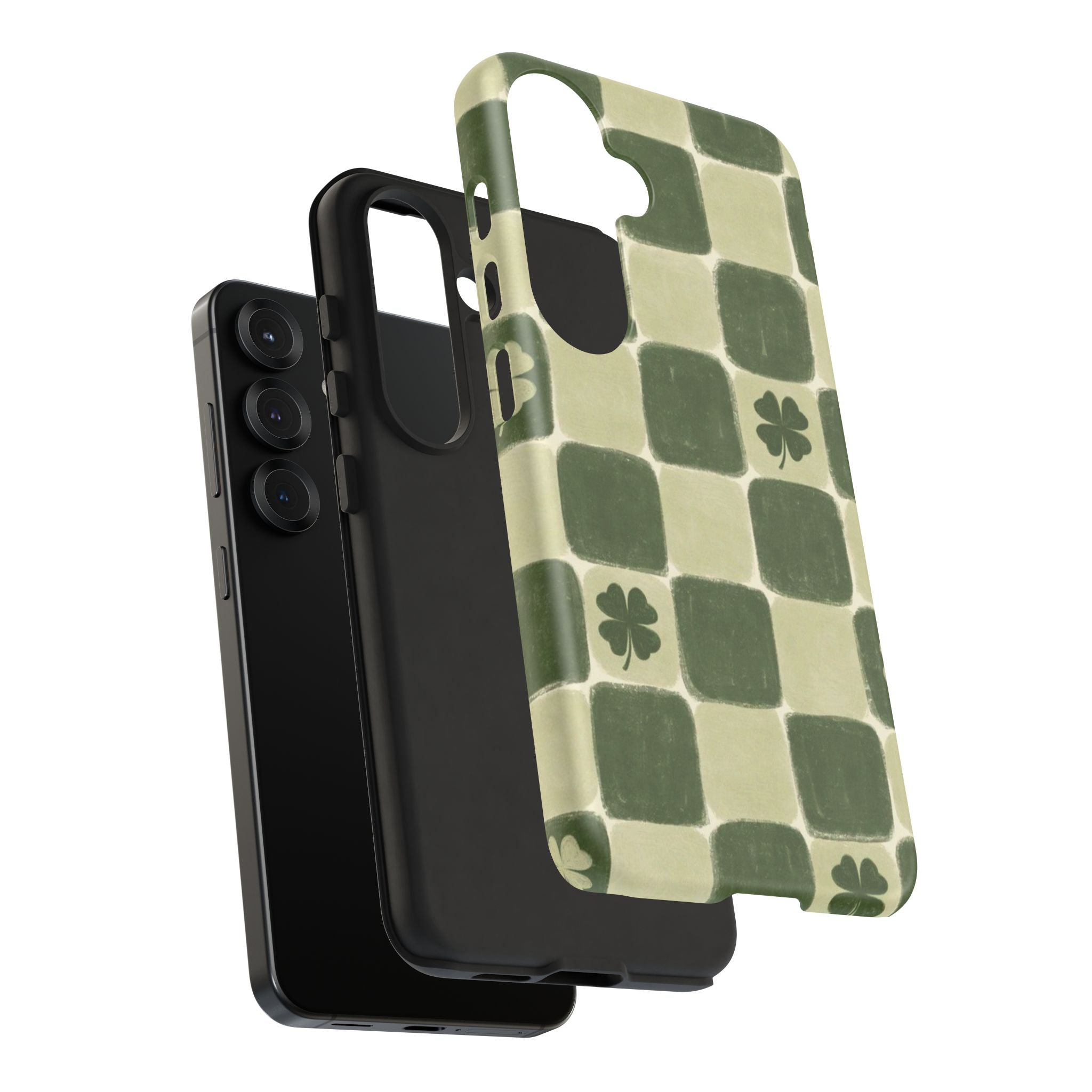 Clover Checker Tough Phone Case