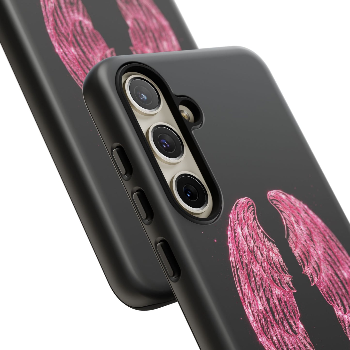 Pink Glitter Angel Tough Case