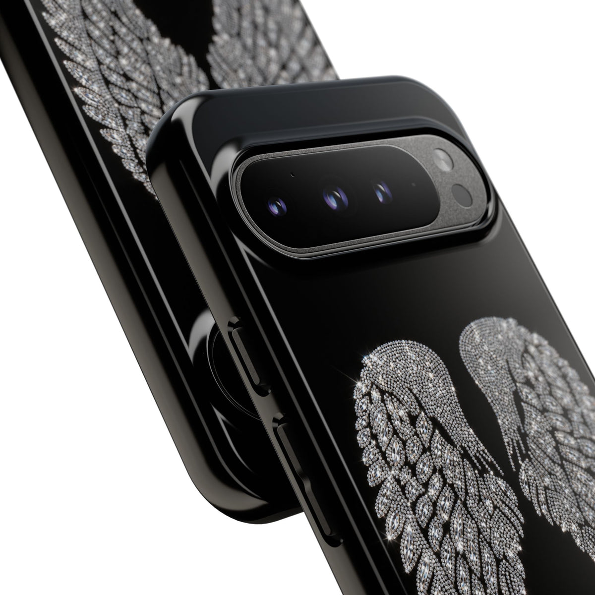 Silver Angel Wings Tough Case