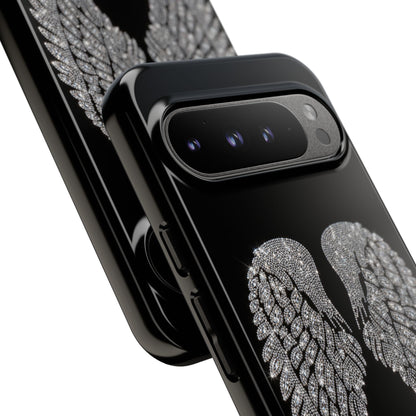 Silver Angel Wings Tough Case