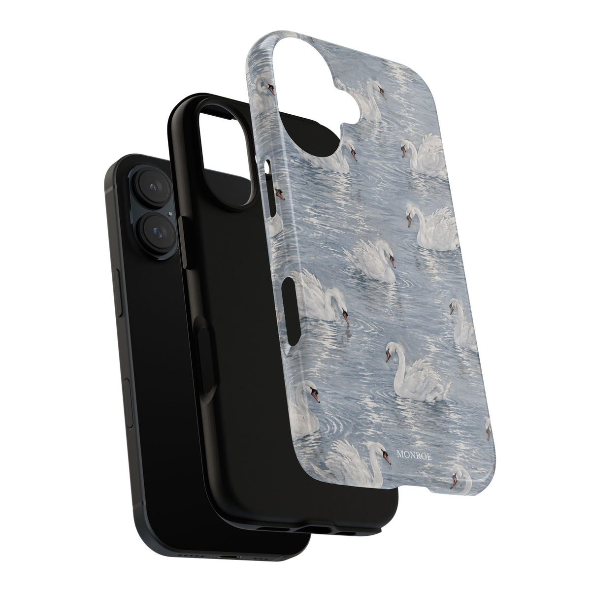 Swan Pattern Tough Case