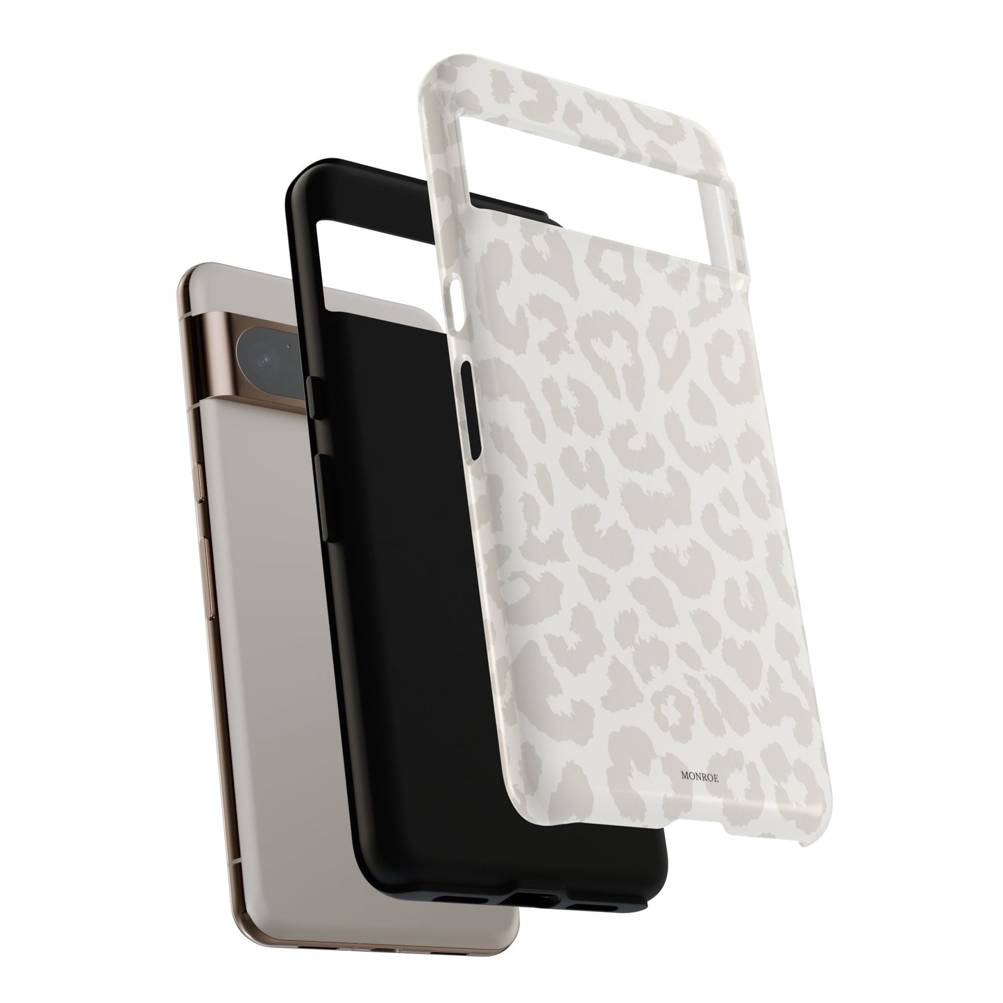 White Leopard Print Tough Case