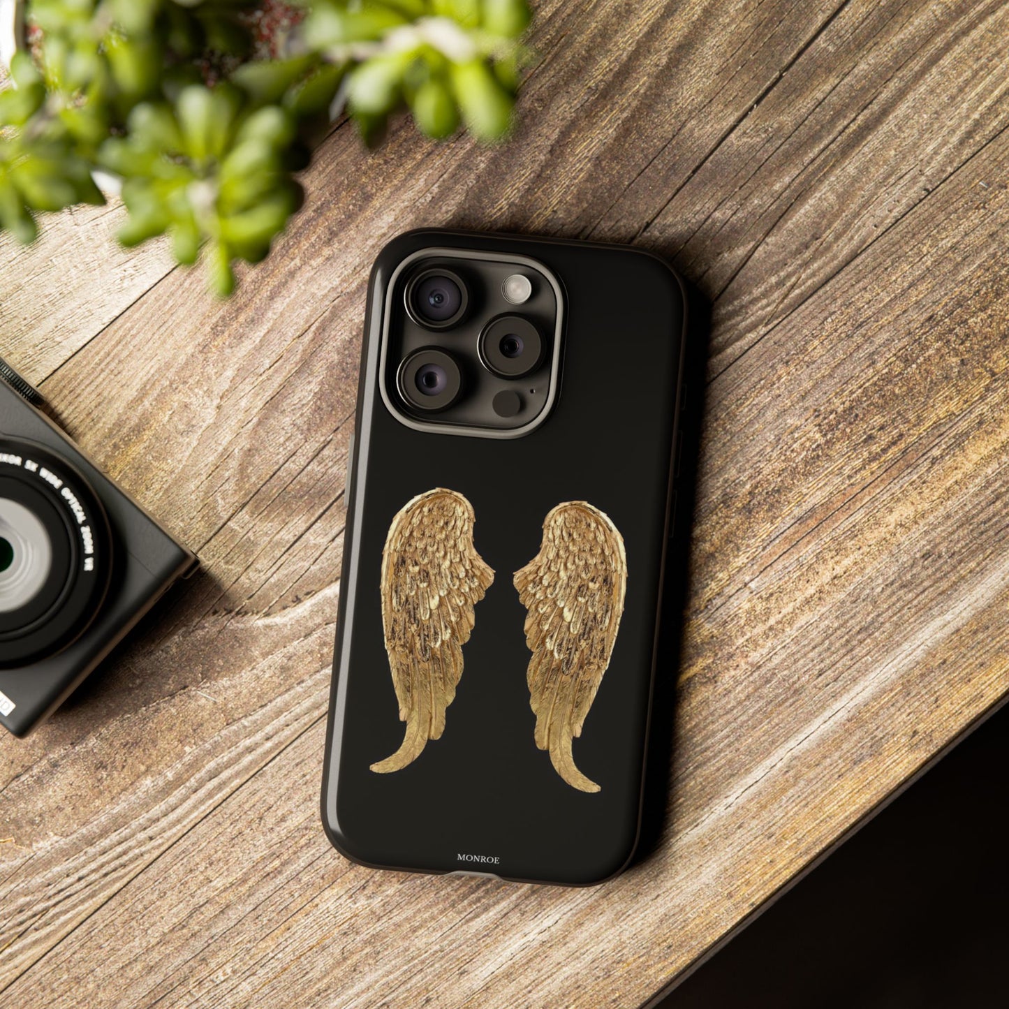 Gold Angel Wings Tough Case