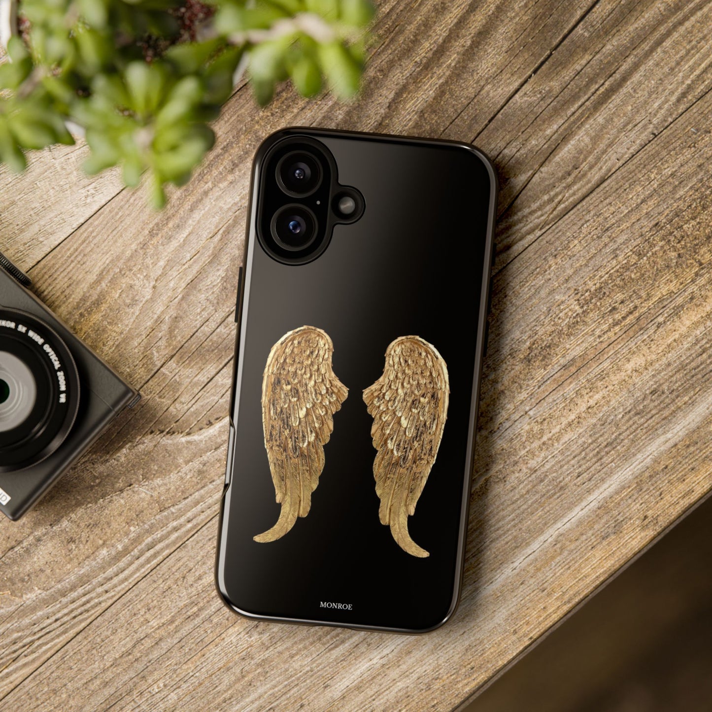 Gold Angel Wings Tough Case