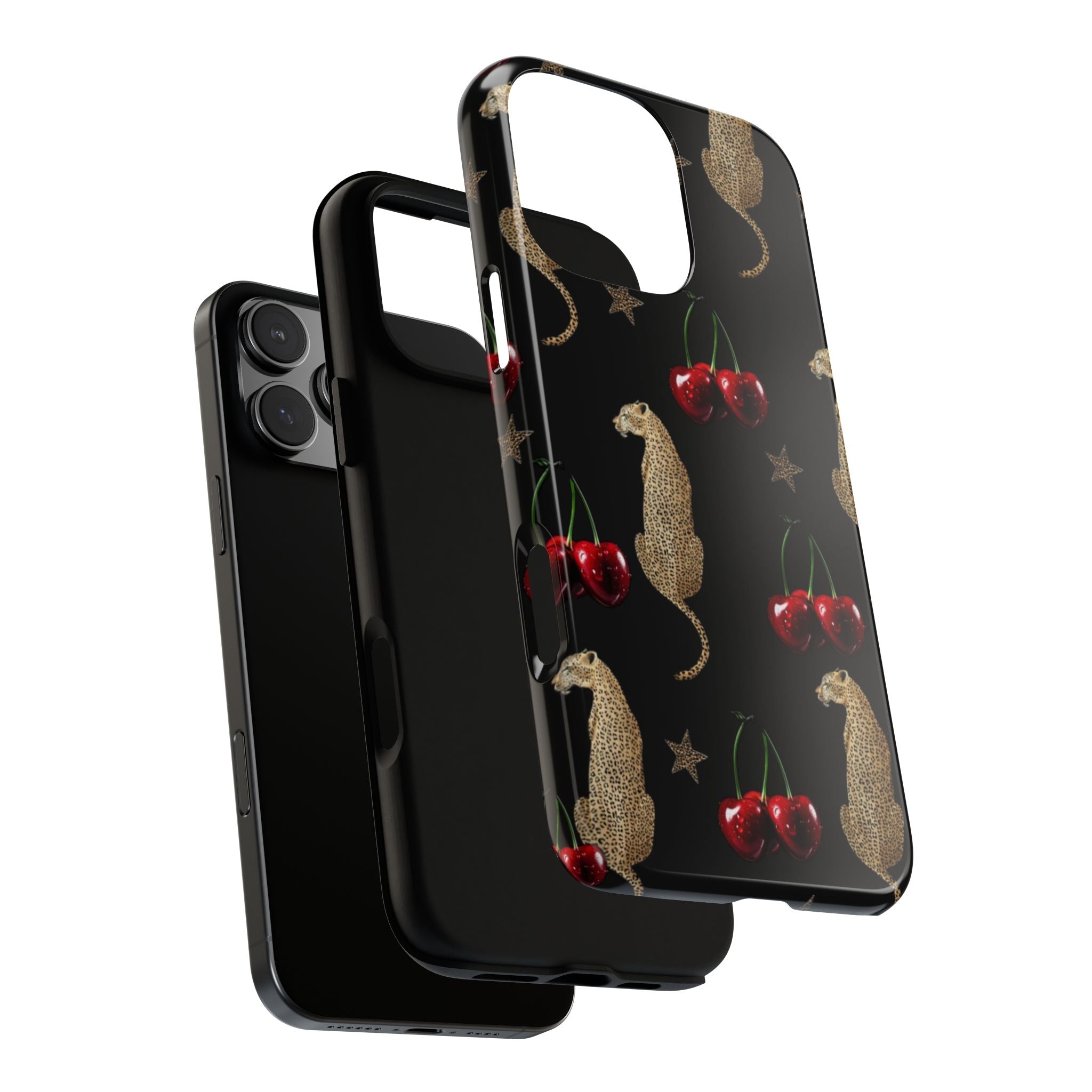 Leopards & Cherries Phone Case