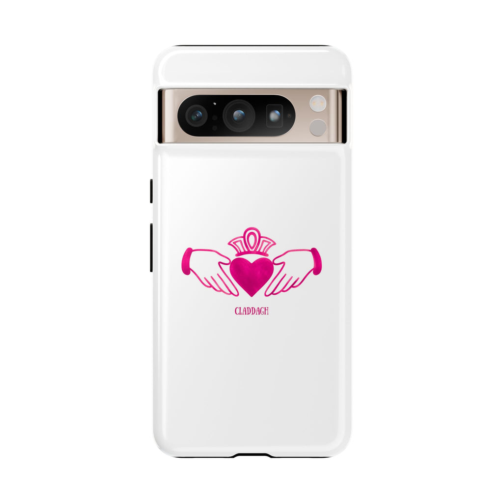 Pink Irish Claddagh Symbol Tough Phone Case