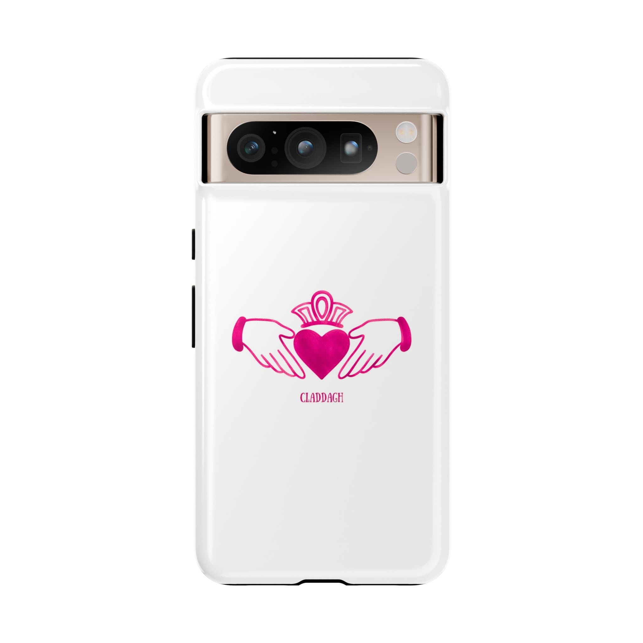 Pink Irish Claddagh Symbol Tough Phone Case