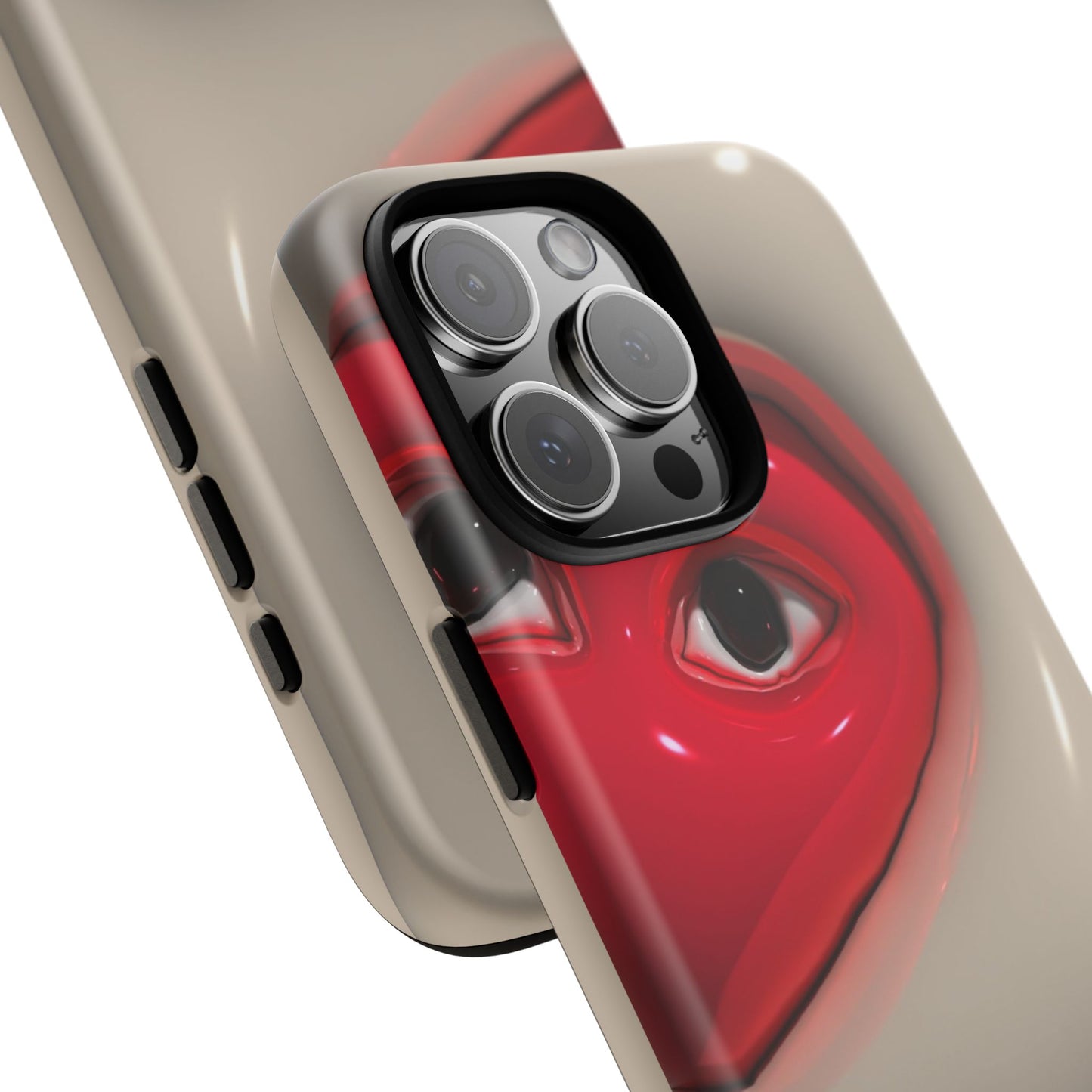 Red Heart Eyes Tough Case