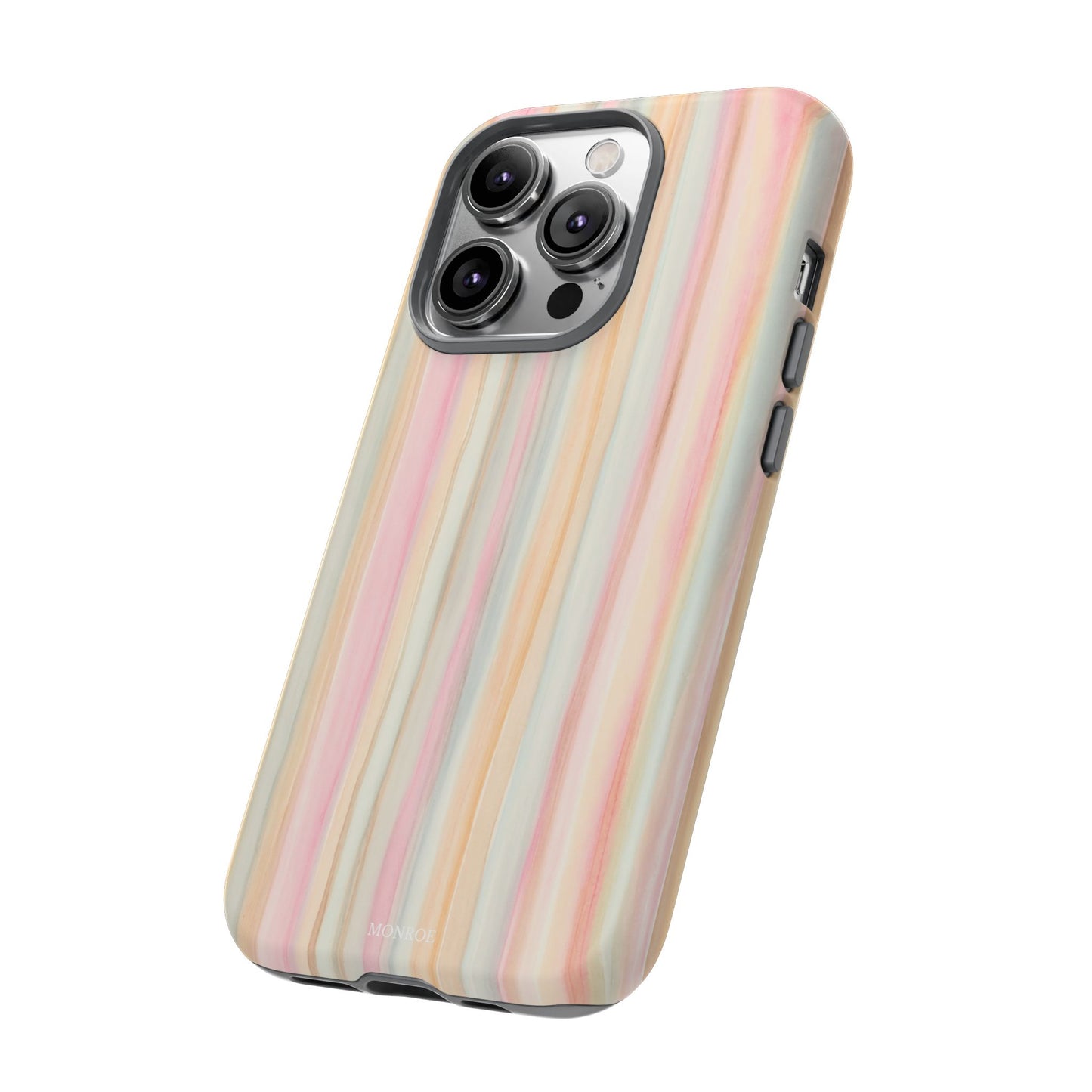 Pastel Watercolor Stripe Tough Case