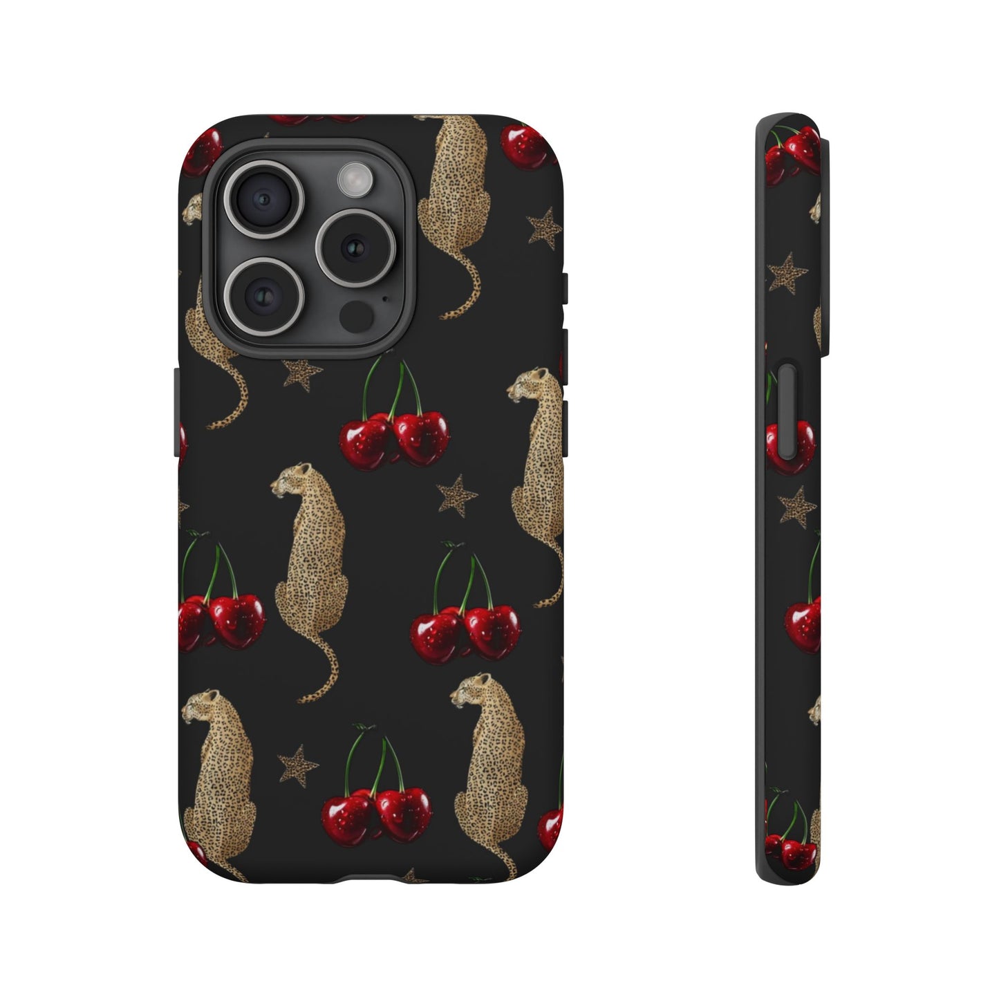 Leopard & Cherry Tough Case