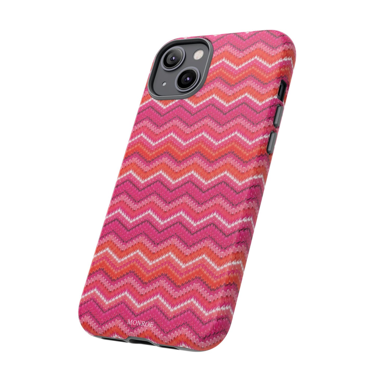 Pink Zigzag Tough Case