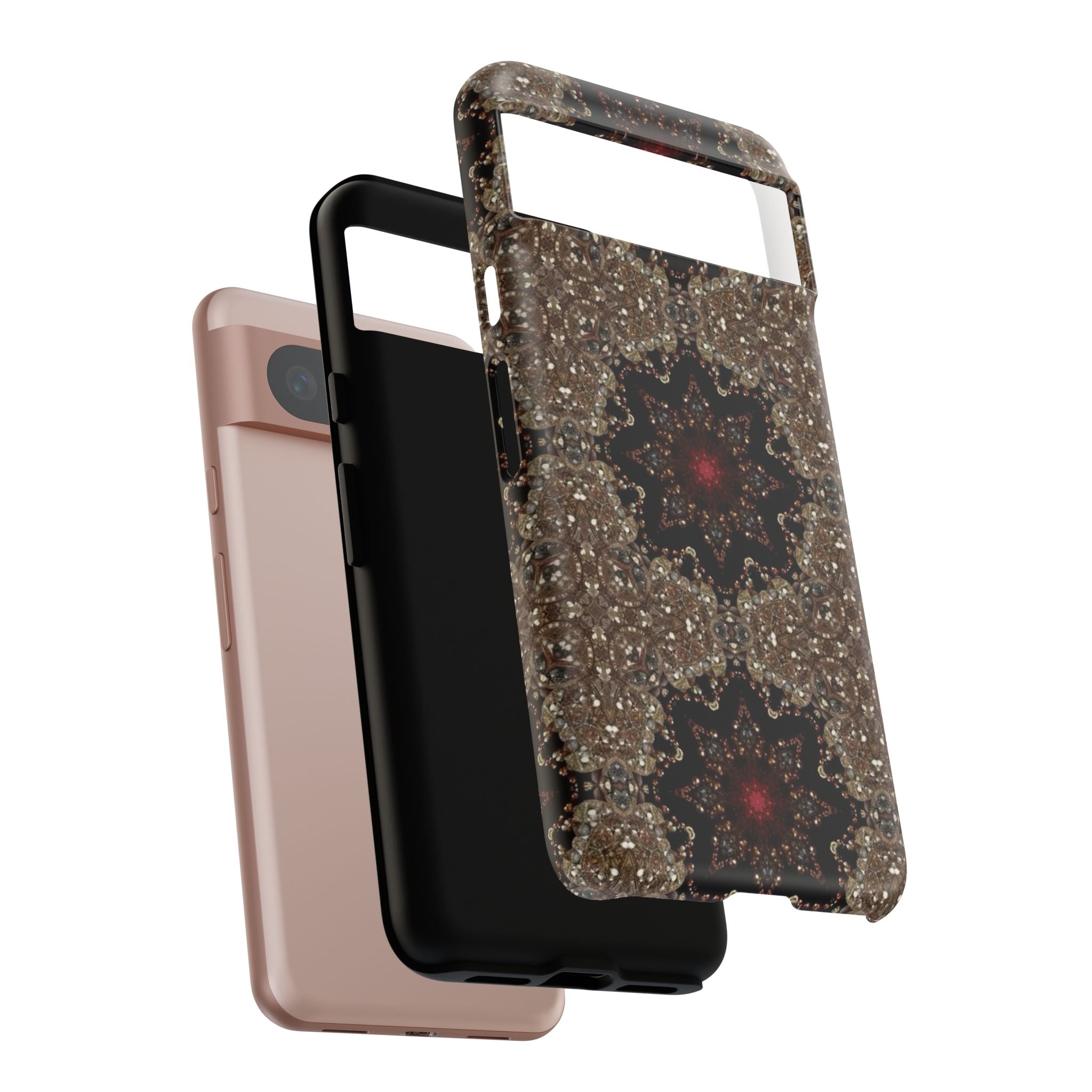 Brown Mandala Tough Protective Case