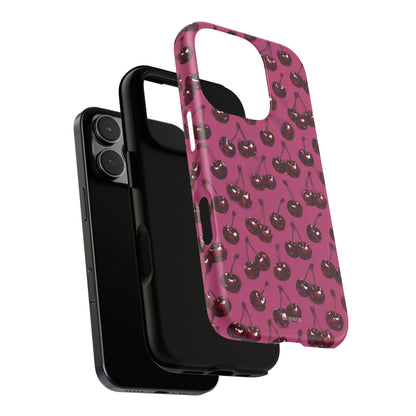 Burgundy Cherries Tough Case