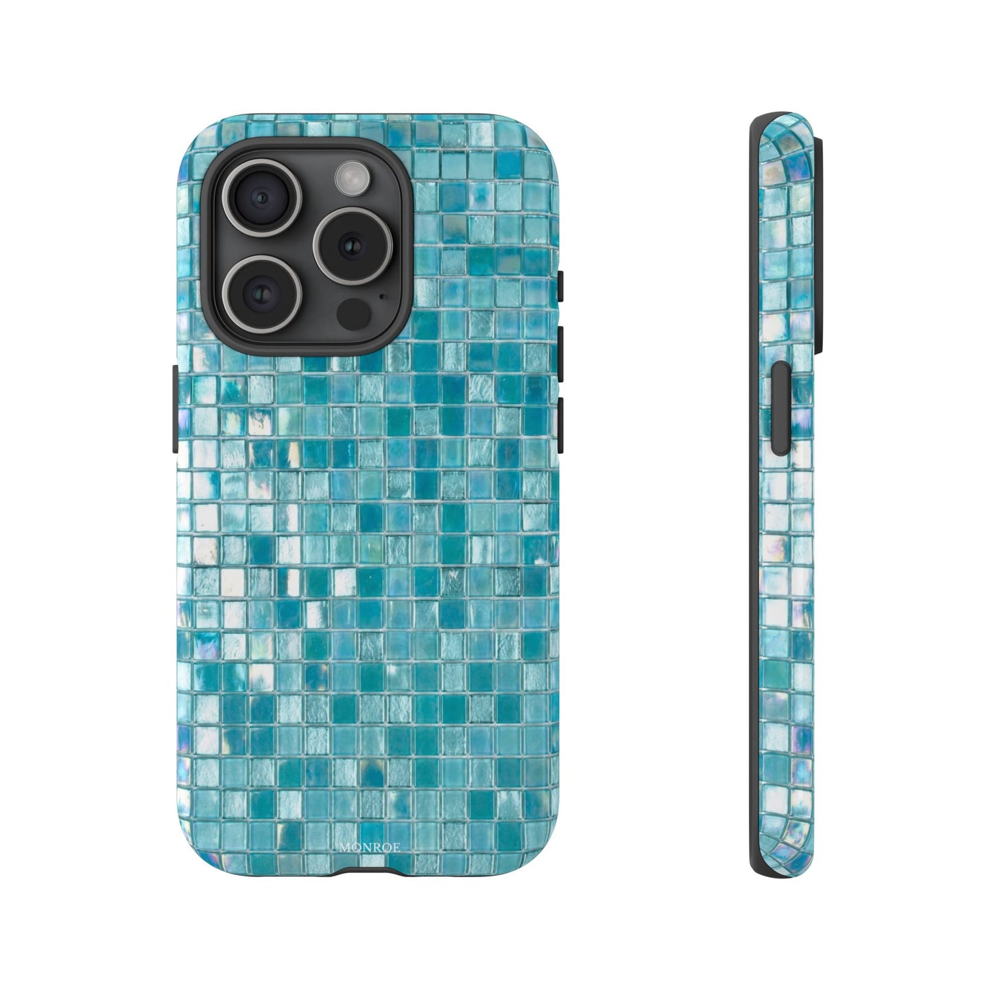 Hot Blue Mosaic Tile Tough Case