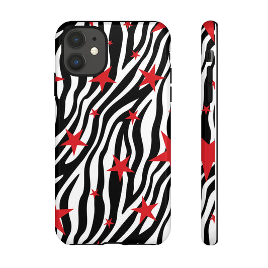 Zebra Red Stripes Tough Case