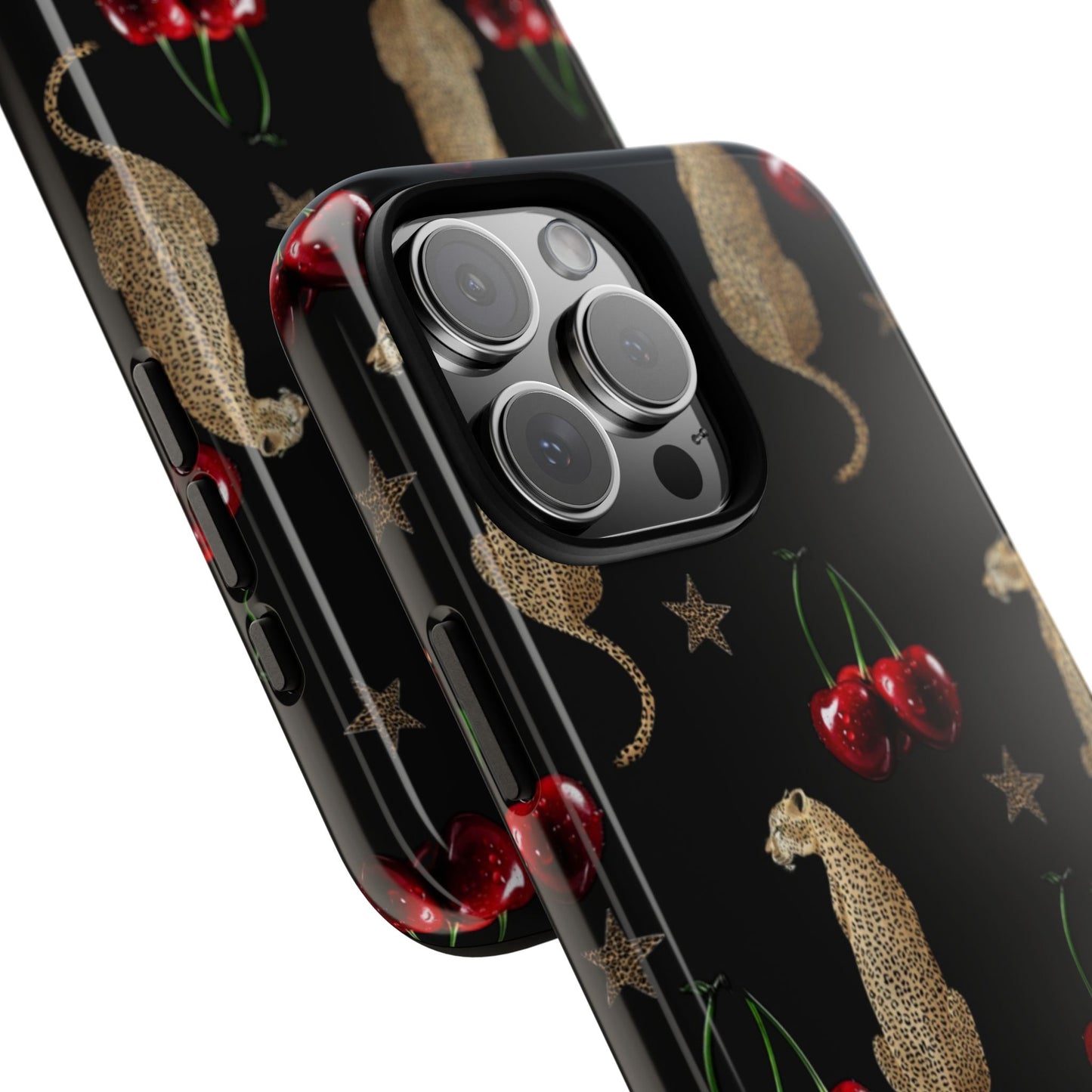 Leopard & Cherry Tough Case