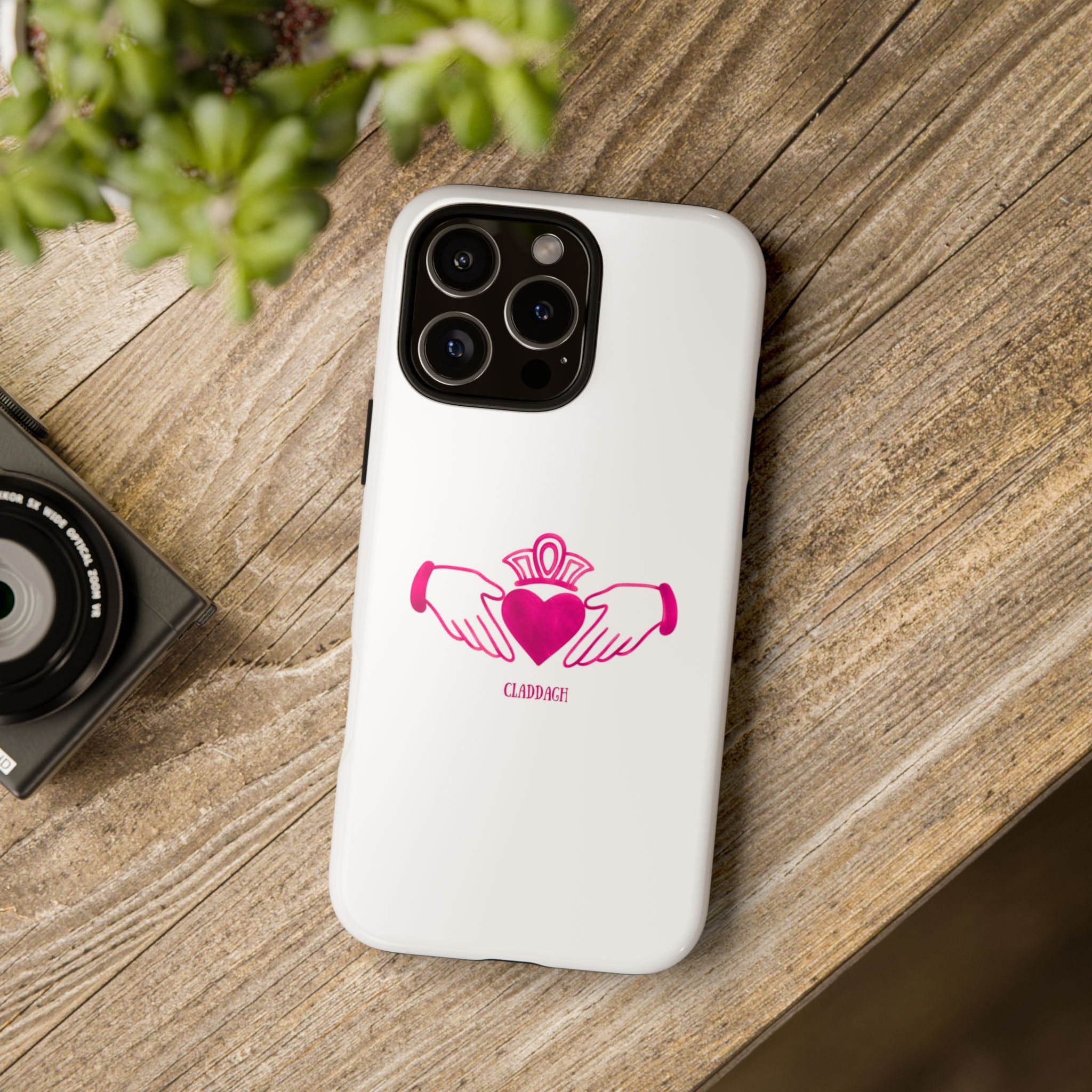 Pink Irish Claddagh Symbol Tough Phone Case