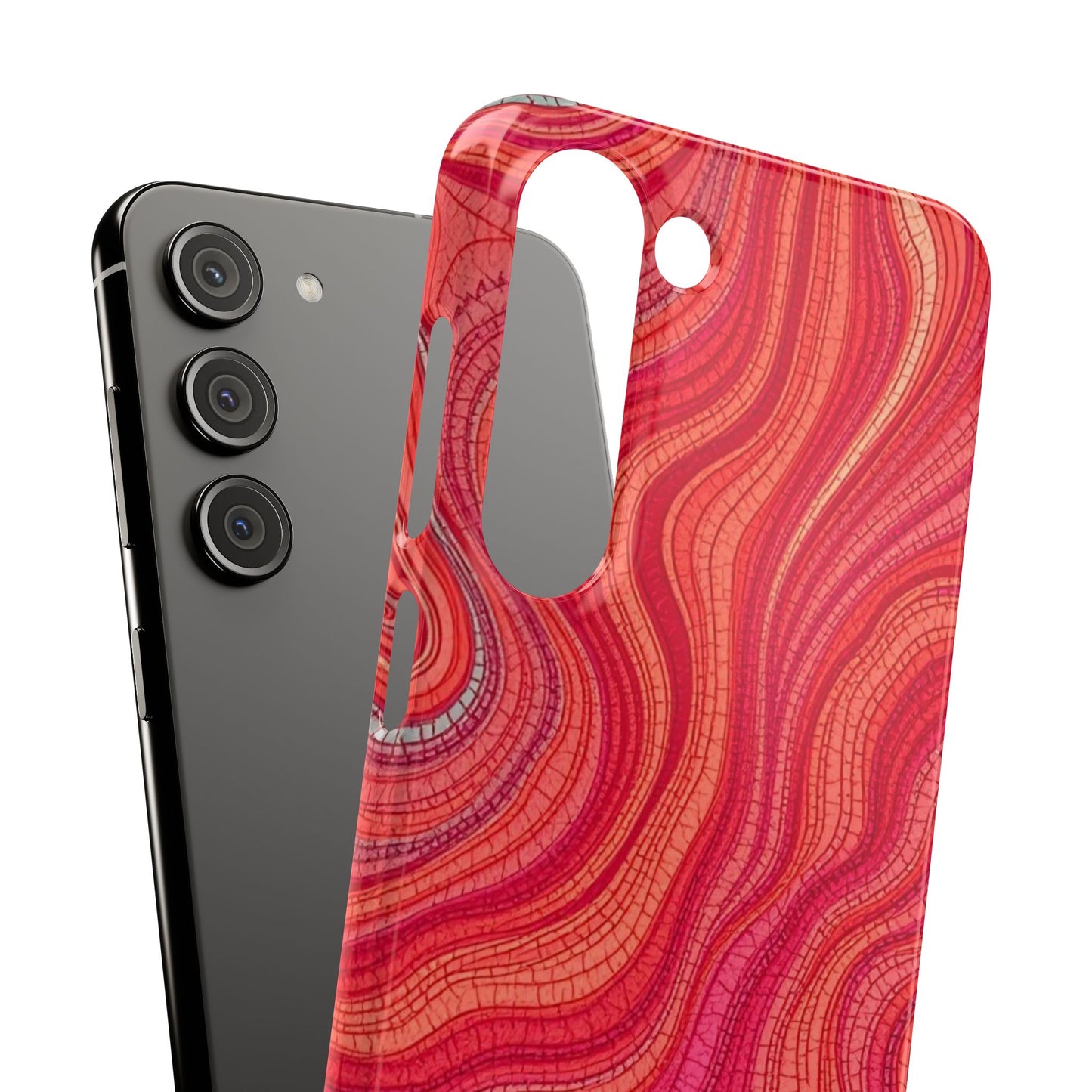 Retro Wavy Red Case