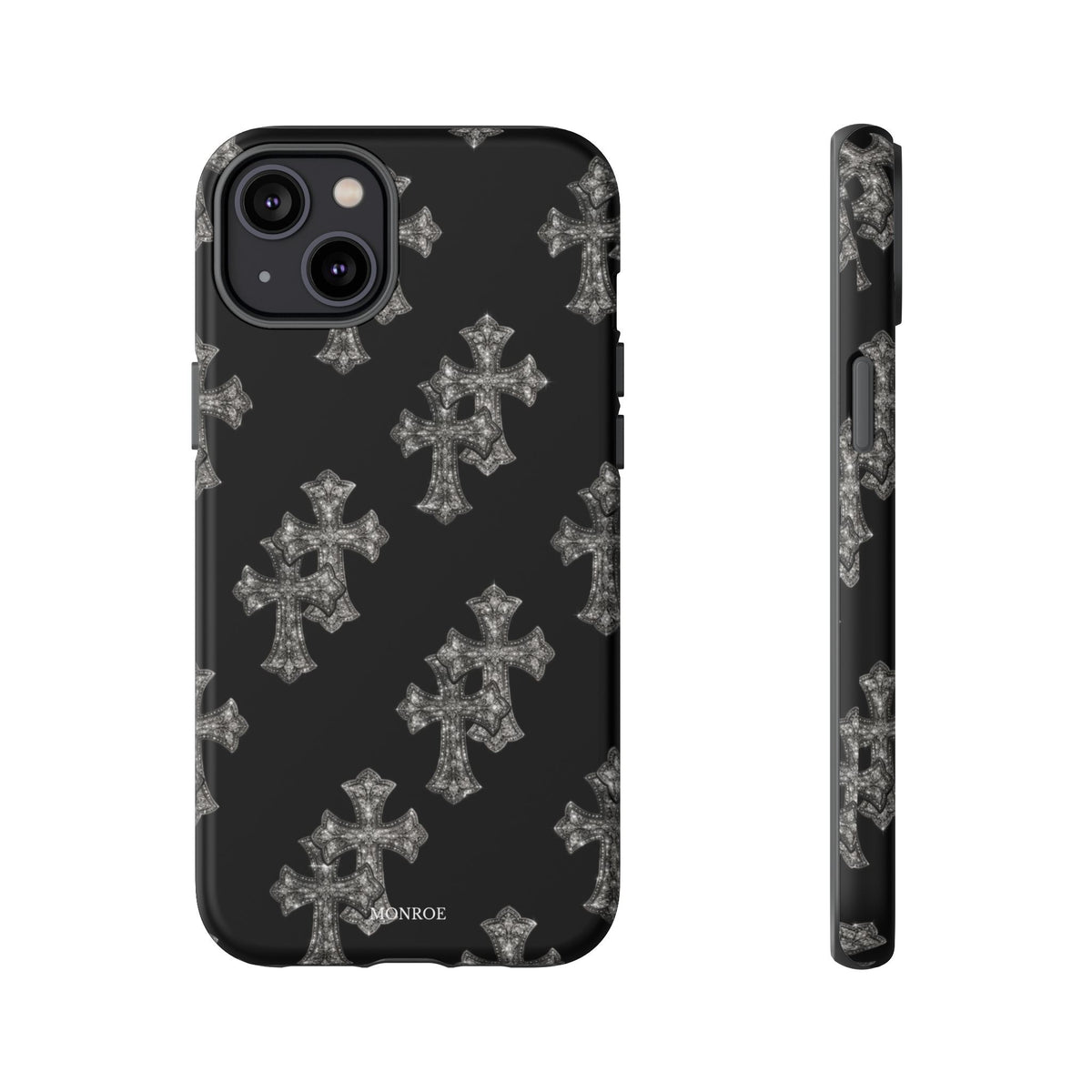 Black Crystal Cross Tough Case