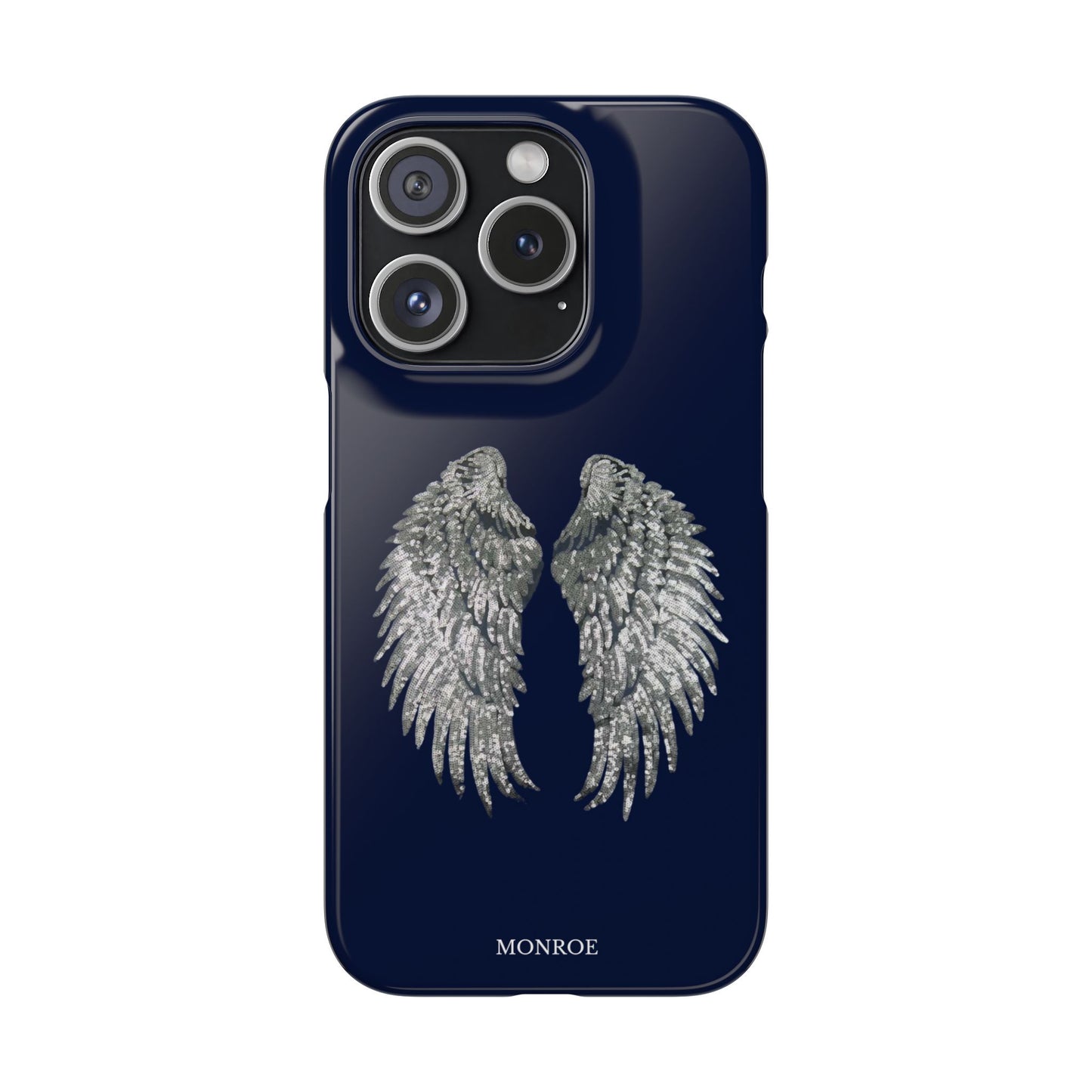 Navy Angel Wings Case