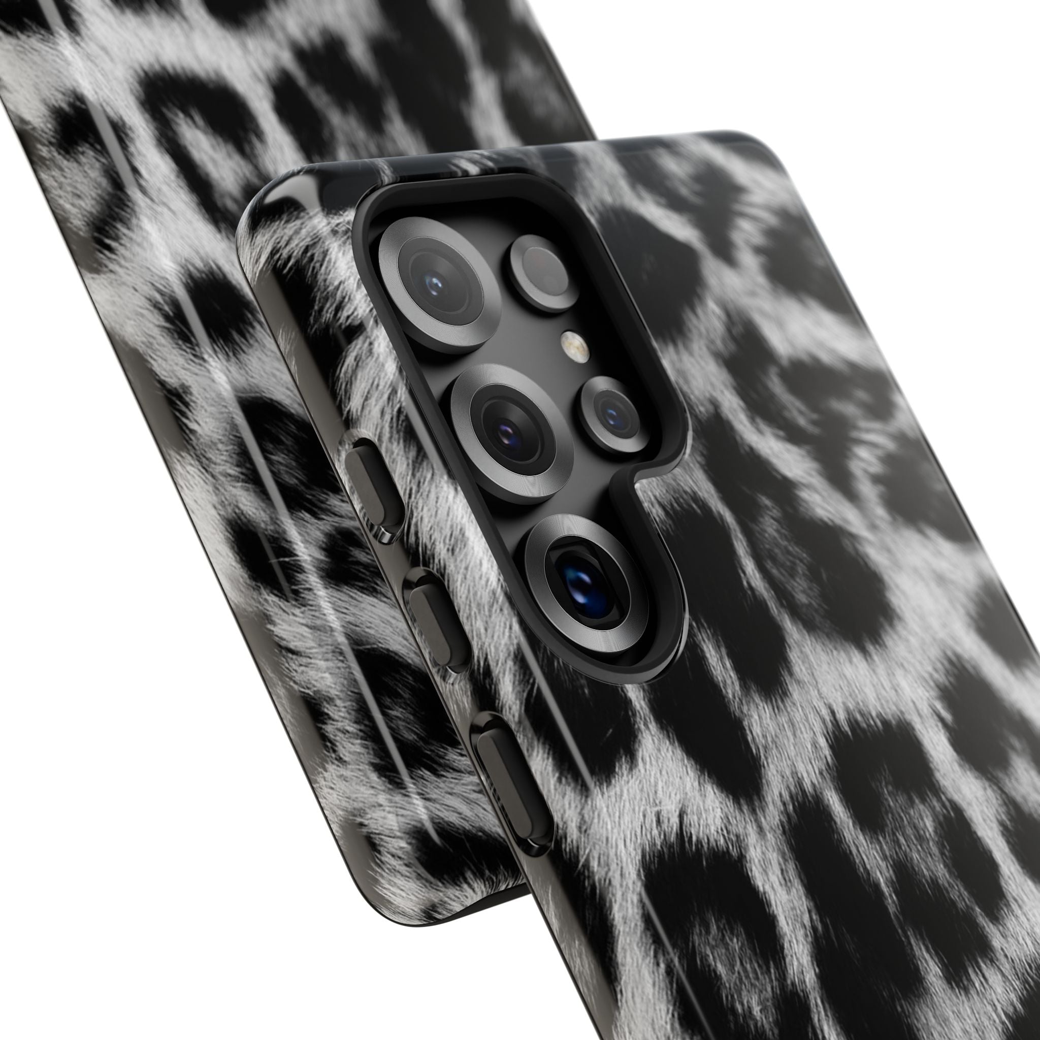 B&W Leopard Phone Case
