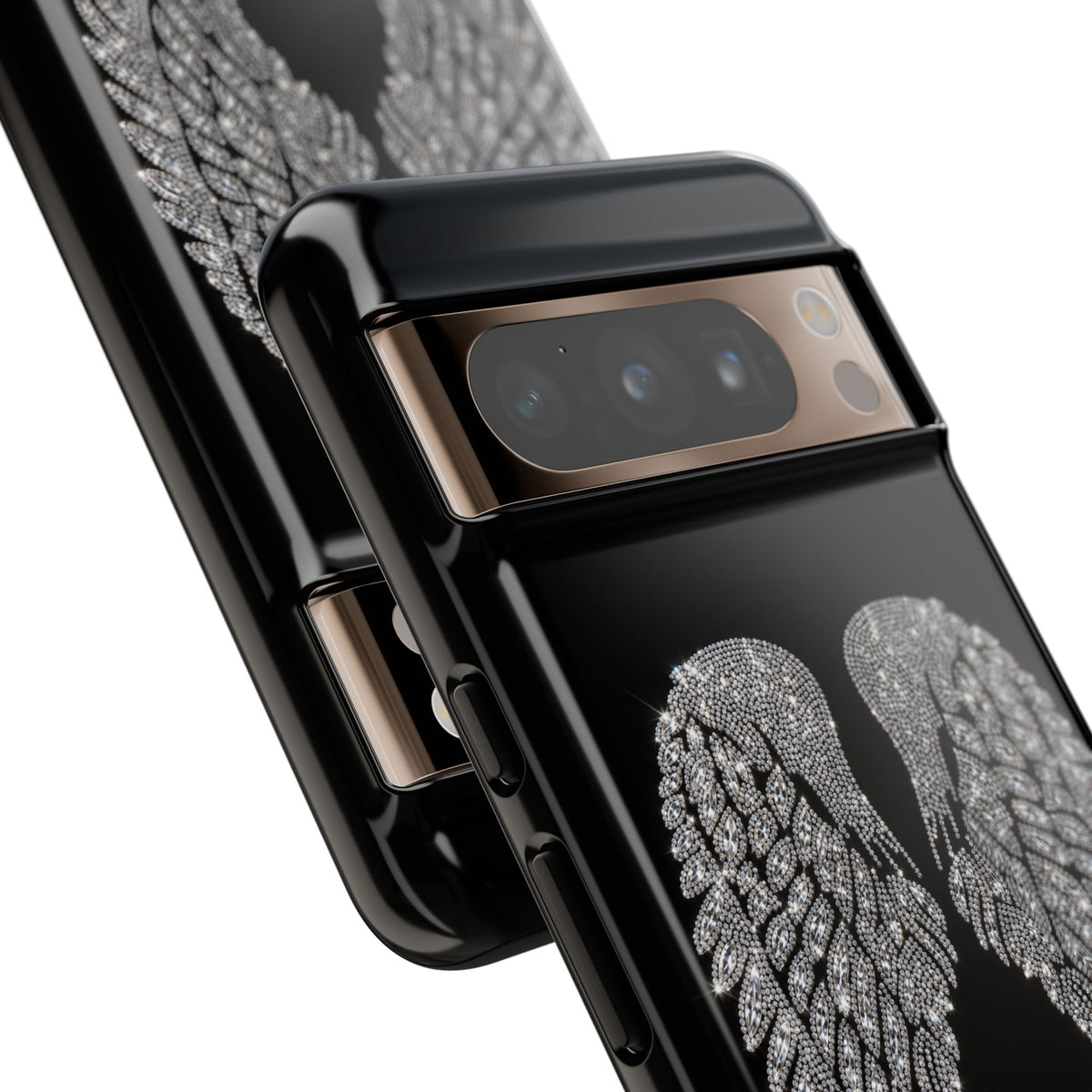 Silver Angel Wings Tough Case