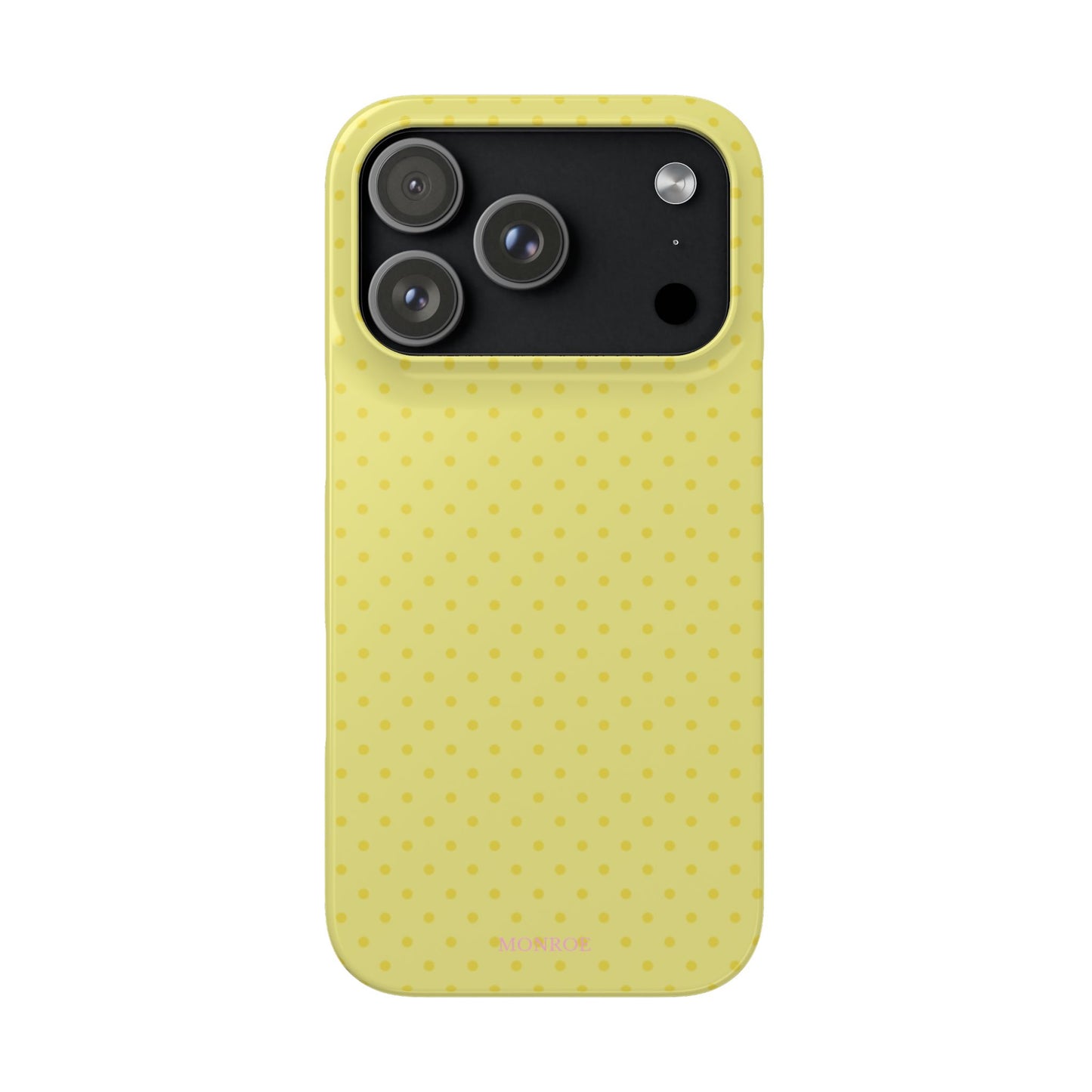 Yellow Polka Dot Snap Phone Case