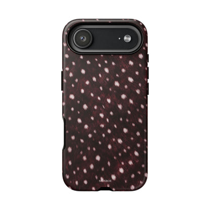 Burgundy Spotted Fur Tough Case