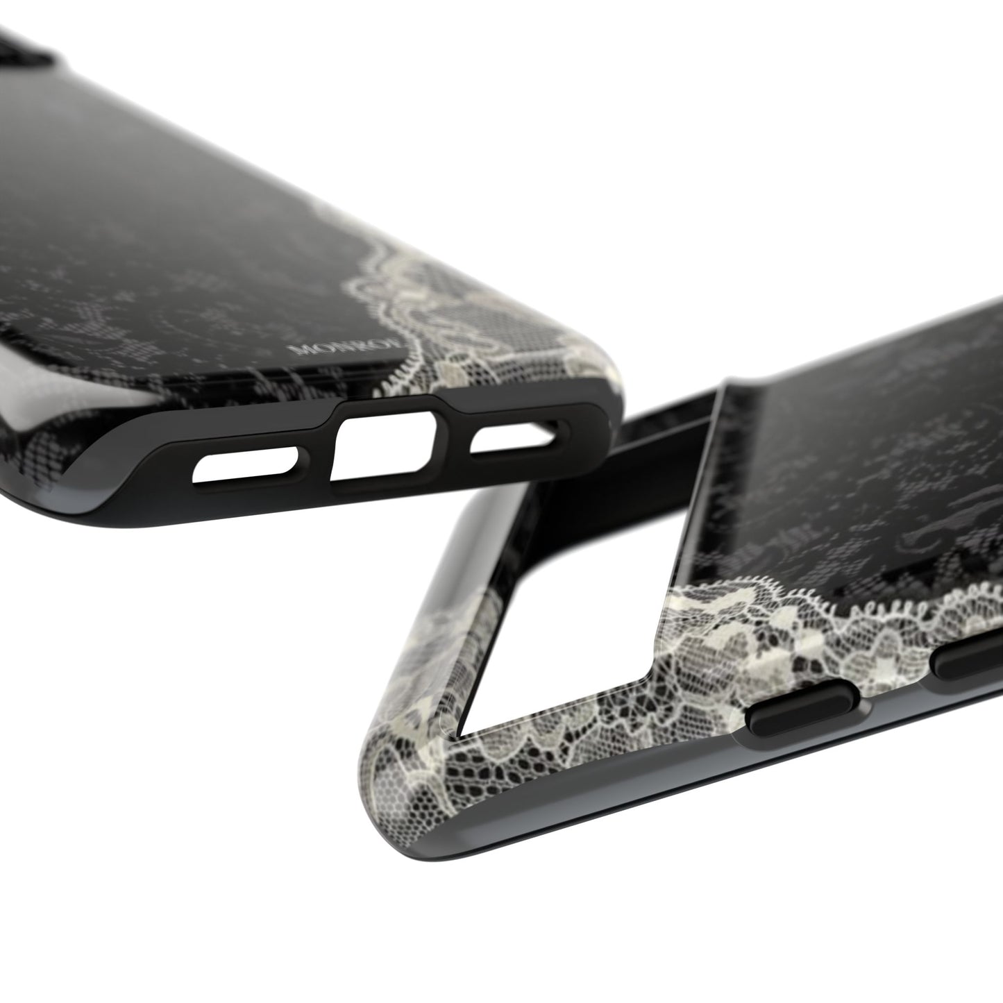 Black & White Edged Tough Case