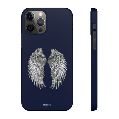 Navy Angel Wings Case