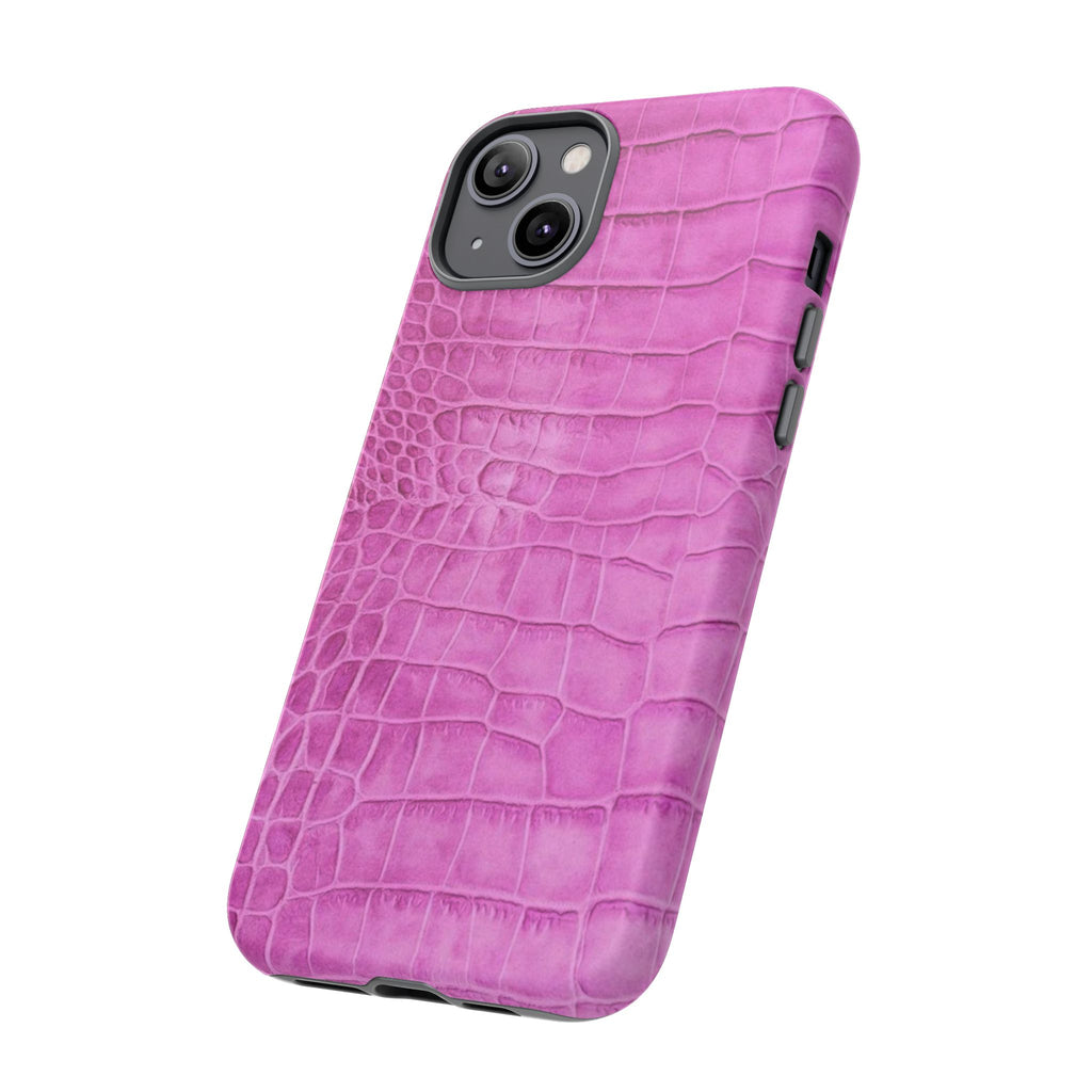 Purple Croc Phone Case