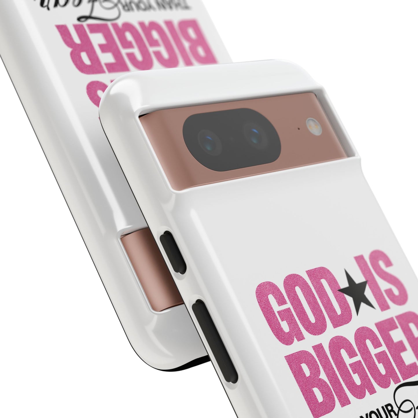 "God Is Bigger Than Your Fear" Tough Case