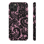 Pink Lace Pattern Tough Phone Case