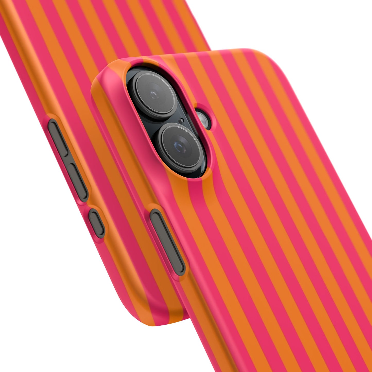 Striped Orange & Pink Case