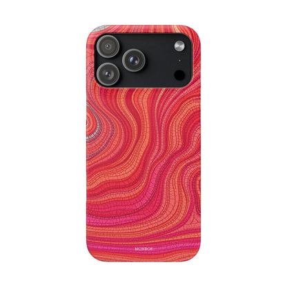 Retro Wavy Red Case