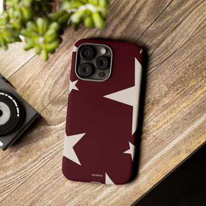 Burgundy Stars Tough Case