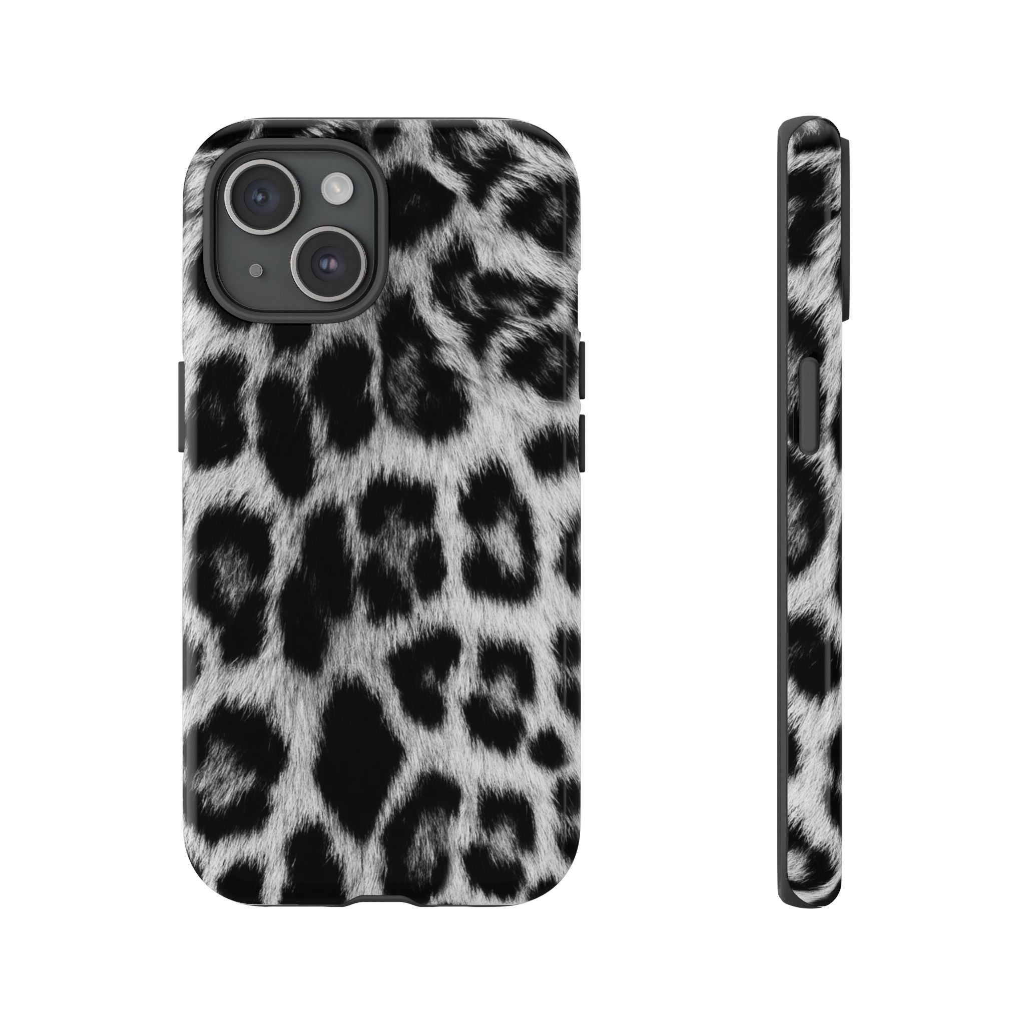 B&W Leopard Phone Case