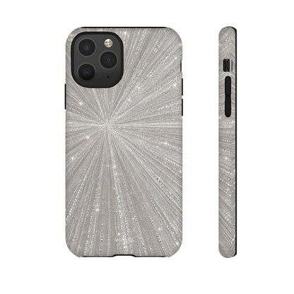 Sparkling Silver Burst Tough Case