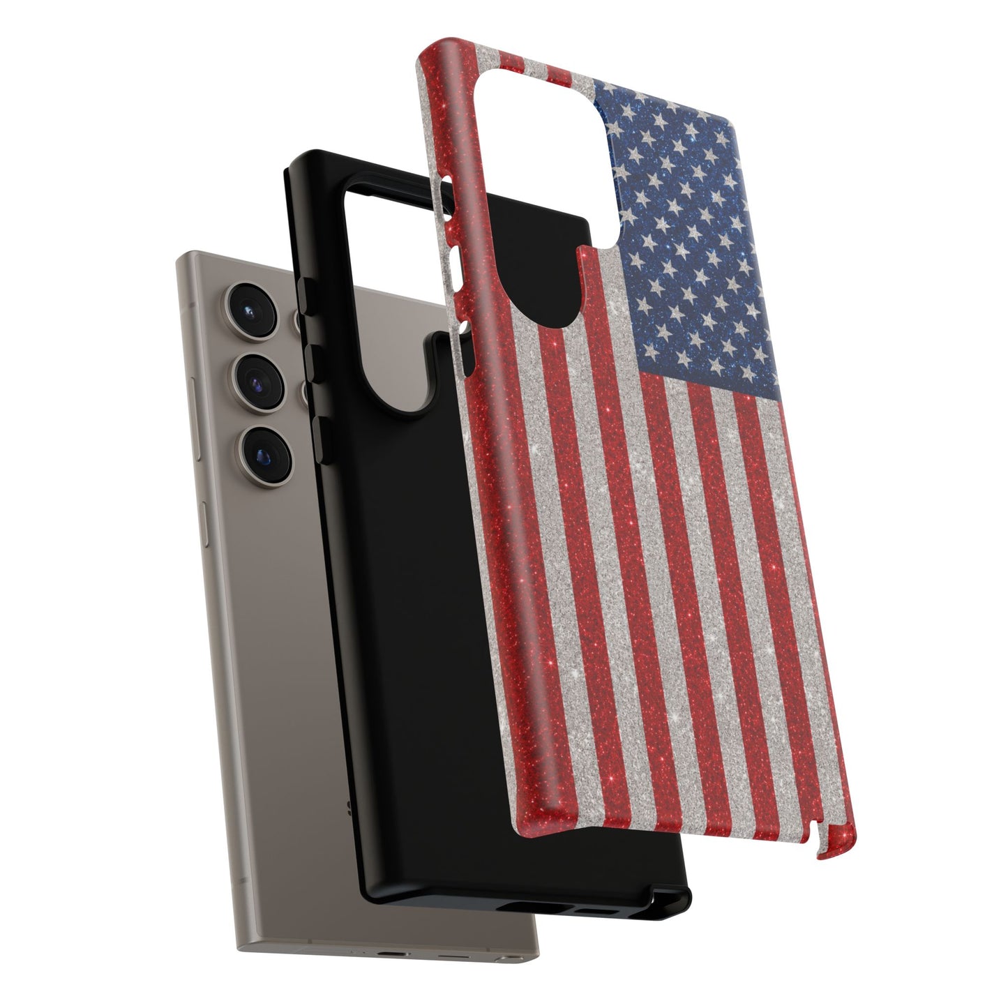 America Glitter Tough Case