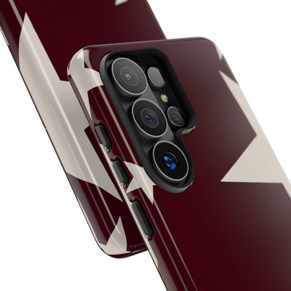 Burgundy Stars Tough Case