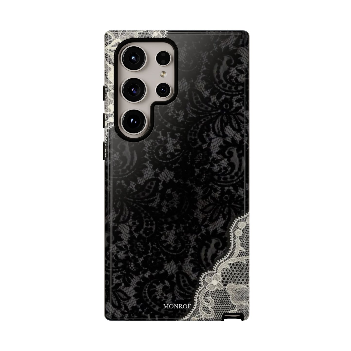 Black & White Edged Tough Case