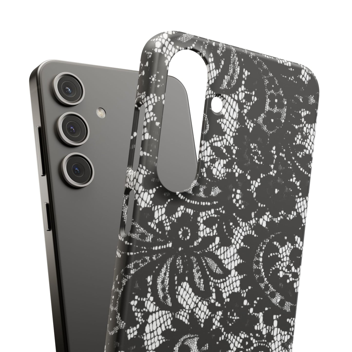 Black Lace Elegant Pattern Case