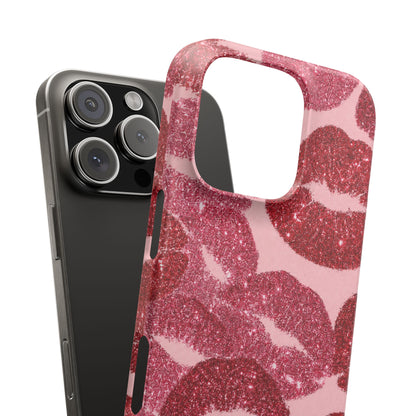 Pink Glitter Kiss Case