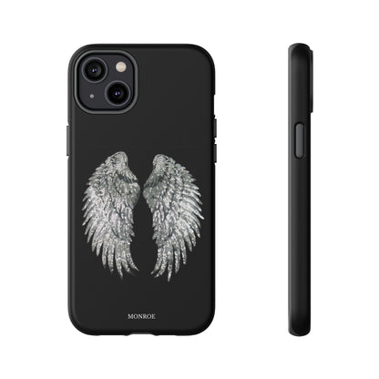 Silver Wings Black Tough Case