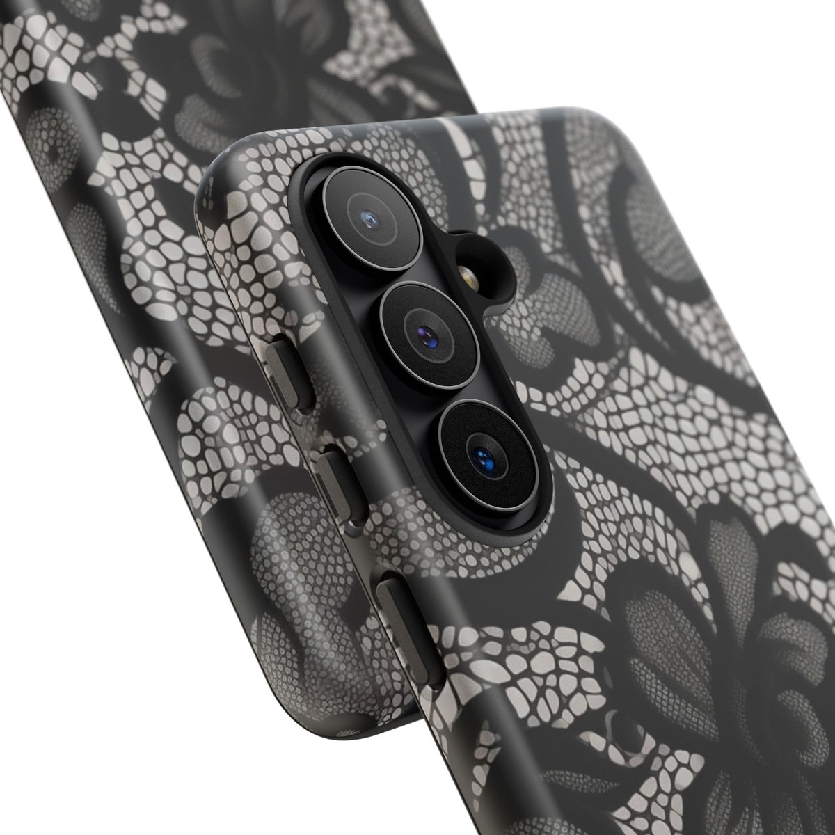 Black Floral Vintage Case