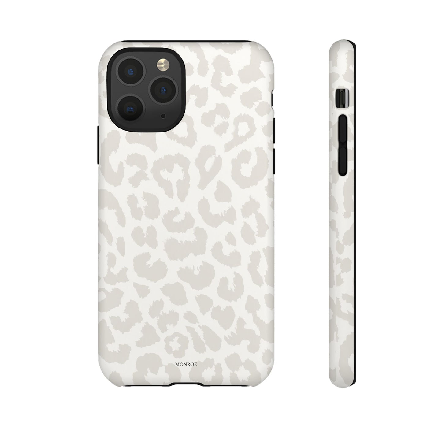 White Leopard Print Tough Case