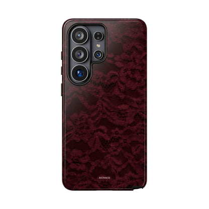 Burgundy Lace Tough Case