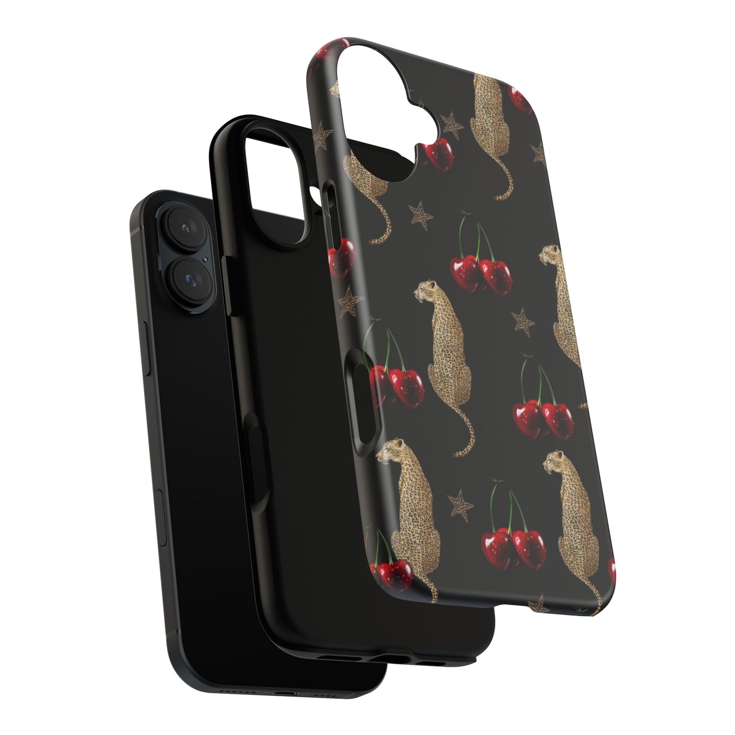 Leopard & Cherry Tough Case